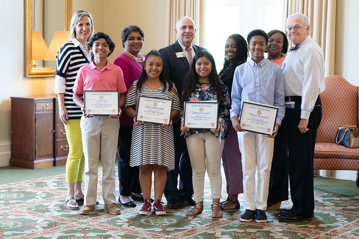 RMS Terrific kids at Rome Rotary